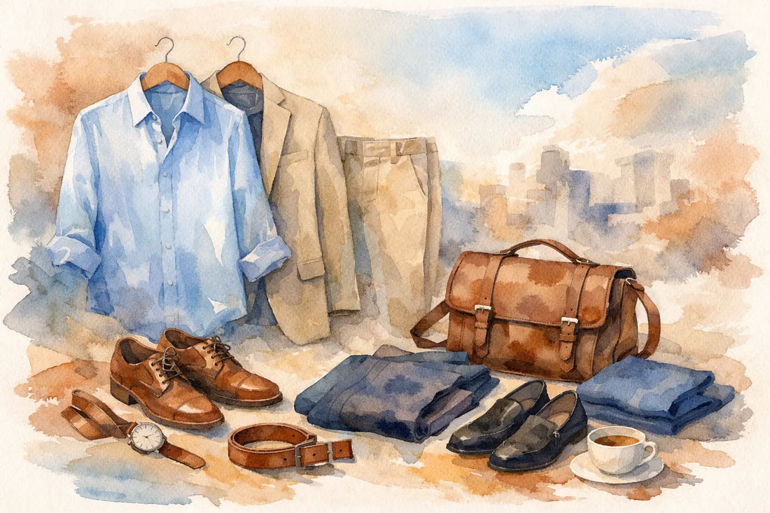Men's Business Casual Wardrobe Guide for Work