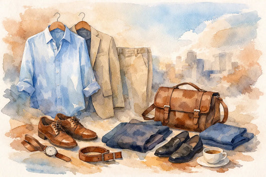 Men's Business Casual Wardrobe Guide for Work