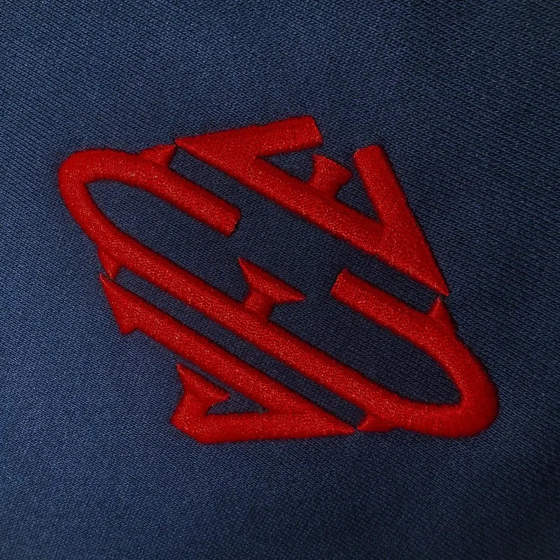 Y2K Retro Quarterzip Pullover Hoodie JEE Embroidery Pattern Sweatshirt American Vintage Casual Streetwear Men Oversized Coat - Image 2